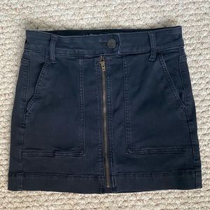 Black American Eagle Denim mini skirt